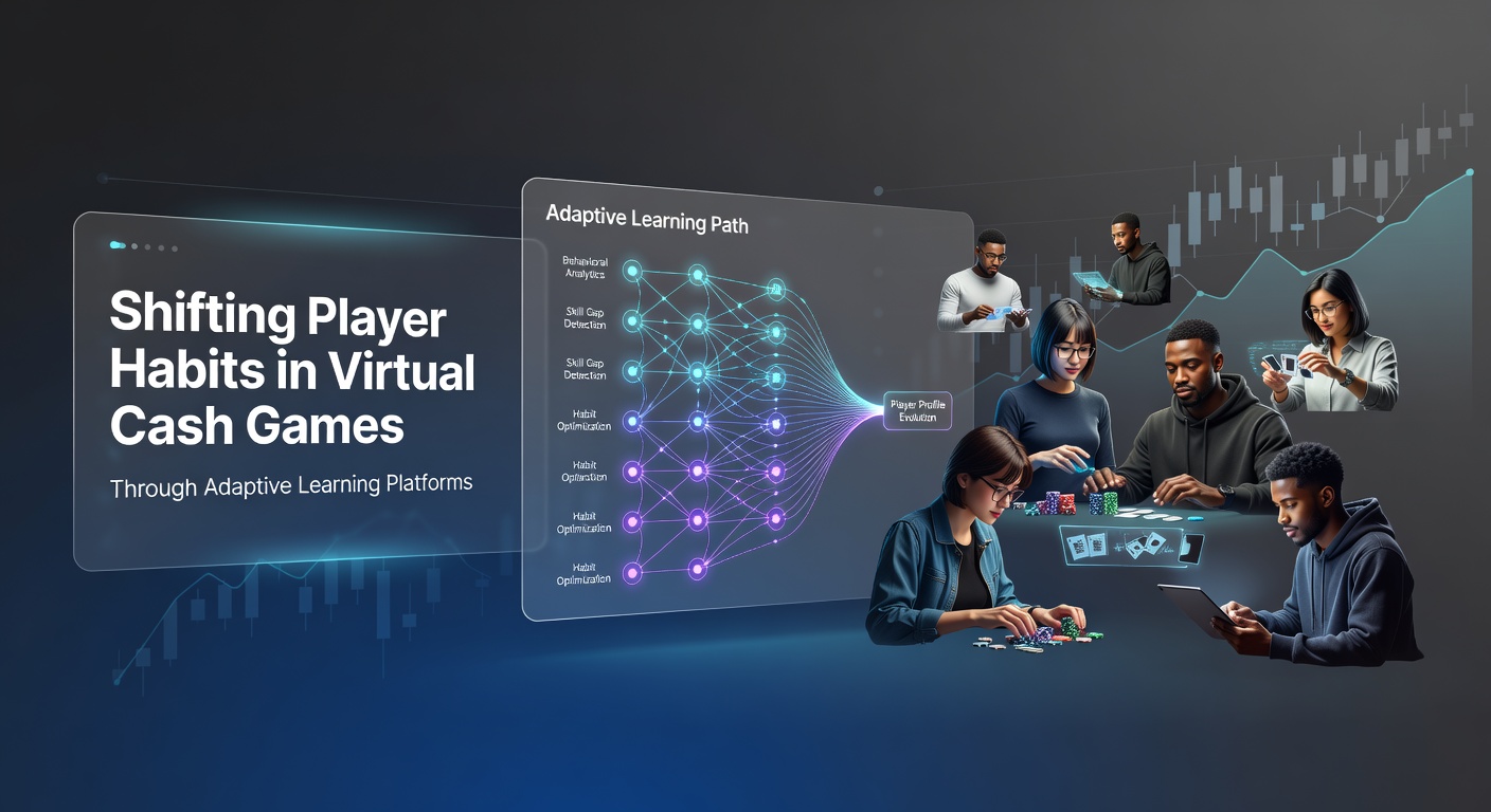 Players reviewing personalized strategy adjustments on adaptive learning platforms during virtual cash game sessions